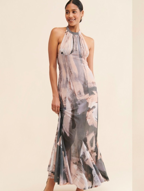 Let Me Be Dresses & Skirts - Let Me Be knit halter maxi dress size 1X NWT